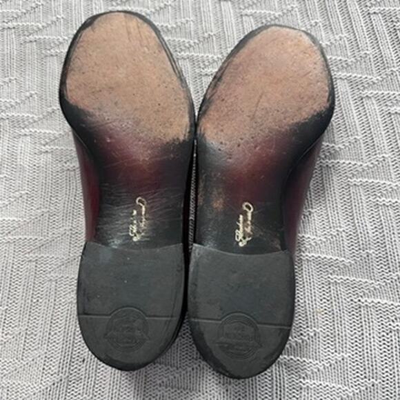 Florsheim mahogany brown leather slip on loafer size 10.5